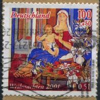 Deutschland Michel-Nr. 2226 gestempelt auf Briefstück