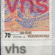 Deutschland Michel-Nr. 3457 Bogenrand Vollstempel auf Briefstück