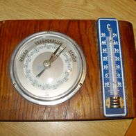 Lufft Wetterstation Barometer + Thermometer ca 50- er Jahre