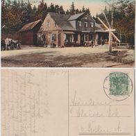 Friedrichroda Heuberghaus AK 1913 Thüringen mit Marke und Stempel Top Karte