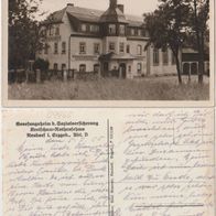 Neudorf Erzgebirge 1955 Fotokarte Genesungsheim Sozialvers.-Kretscham-Rothensehma