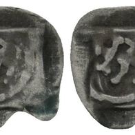 Mittelalter Deutschland Silber Kleinmünze Pfennig 0,30 g., anonyme Gepräge um 1315