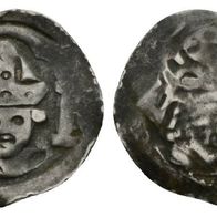 Mittelalter Deutschland Silber Regensburg Pfennig 0,77 g., anonyme Gepräge o.J.