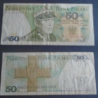 Banknote Polen: 50 Zloty 1988