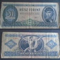 Banknote Ungarn: 20 Forint 1975