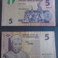 Banknote Nigeria: 5 Naira 2006