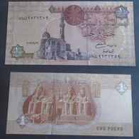 Banknote Ägypten: 1 Pound 2007 - Bankfrisch