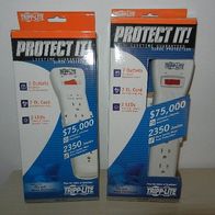 2x Tripp-Lite Verteiler Protect It Surge Protection Mod: Super7