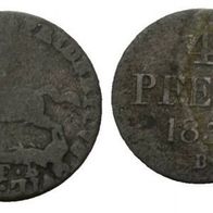 2 Kleinmünzen Hannover 6 Pfennig 1815 und 4 Pfennig 1835 B, siehe Original-Scan