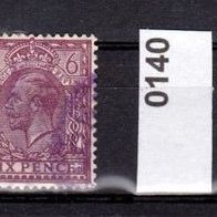 GB006-Großbritannien - Mi. Nr. 135 + 140 König George V o <