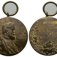 Altdeutschland Preußen tragbare Medaille Kaiser Wilhelm I. Größe 39,60 mm, 34,67 g.