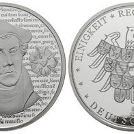 Deutschland Silber-Medaille o.J. PP 20 g. 40 mm Martin Luther