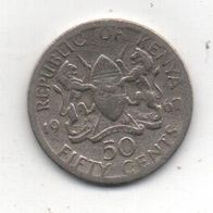 Münze Kenya 50 Cent 1967