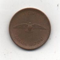 Münze Canada 1 Cent 1867 - 1967