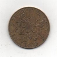Münze Kenya 10 Cent 1970