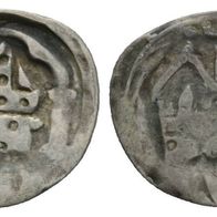 Mittelalter Deutschland Silber Regensburg Pfennig o.J., 0,87 g. bischöfliche Gepräge