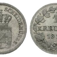 Altdeutschland Kleinmünze Bayern 1 Kreuzer 1871 s. Scan