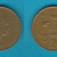 Großbritannien 2 Pence 1987