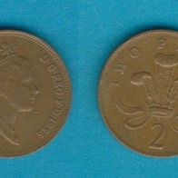 Großbritannien 2 Pence 1986