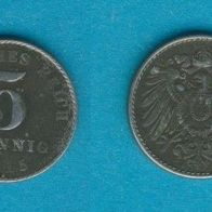 Kaiserreich 5 Pfennig 1915 A