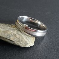 Herren Ring, Ehering , Verlobungsring Silber 925