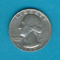 USA 25 Cent 1982 P