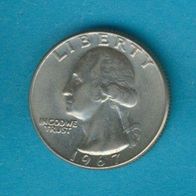 USA 25 Cent 1967