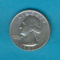 USA 25 Cent 1987 P