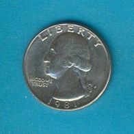 USA 25 Cent 1981 P