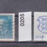 E006-Estland - Mi. Nr. 115 + 117 + 205 + 209 o <
