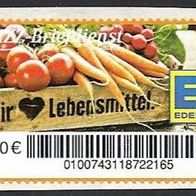 Privatpost, MZZ-Briefdienst, Edeka, Wertstufe: 0,70 Euro, gebraucht