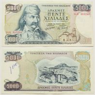 Griechenland 5000 Drachmen 1984 / Pick.203