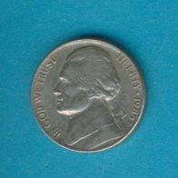 USA 5 Cents 1985 D