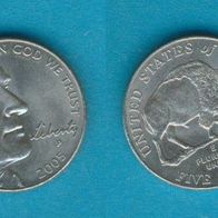 USA 5 Cents 2005 P