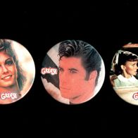 6 Buttons GREASE Olivia Newton-John Travolta orig. 1978