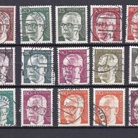 Briefmarken BRD Bundespräsident Heinemann