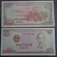Banknote Vietnam: 200 Dong 1987 - Bankfrisch
