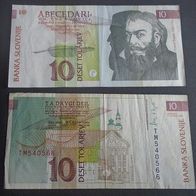 Banknote Slowenien: 10 Tolarjev 1992