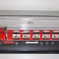 Herpa MB Actros 11 Kühlsattelzug - Ferrero / Nutella - Werbemodell in PC Vitrine