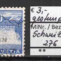 Schweiz 1934 Freimarken: Landschaften MiNr. 276 gestempelt