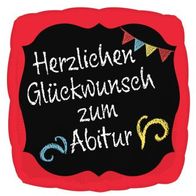 Folienballon „Herzlichen Glückwunsch“ Von Amscan – Ca. 63x55 Cm, Für Helium Oder Luft – Party-Deko Für Geburtstag