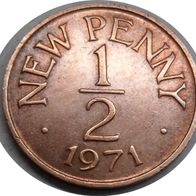 Guernsey 1/2 New Penny 1971 ## D6-5B