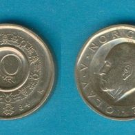 Norwegen 10 Kroner 1984