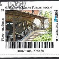 Privatpost, Biberpost, 1050 Jahre Flechtingen, Wertstufe: 0,45 Euro, gebraucht