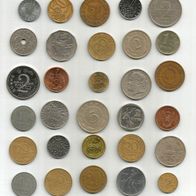 30 verschiedene Münzen, alle Welt ( Angebot 1 )