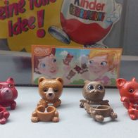 Ü - Ei Tierische Fingerpuppen + alle BPZ