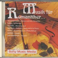 Musik für Romantiker, Tschaikowsky, Verdi, Puccini u.a. Klassik - CD Sony Music Media