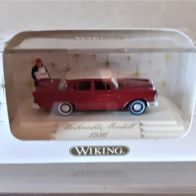 Wiking 1:87 Mercedes 220 S Heckflosse weinrot Weihnachts Edition 1996 PC Box 824 02