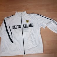 Herren-Sweat->Jacke "US SPORTS" Deutschland Emblem, Gr. 007, weiß