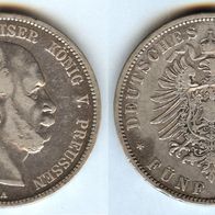 Deutschland - Preussen - 5 Mark - 1874 A